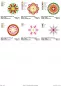 Preview: Stickdatei-Set Ornamente Happy (alle für 10 x 10 cm Rahmen) Preview: Stickdatei-Set Ornamente Happy (alle für 10 x 10 cm Rahmen)